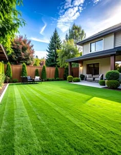 Your outdoor retreat — lawn and landscape photo