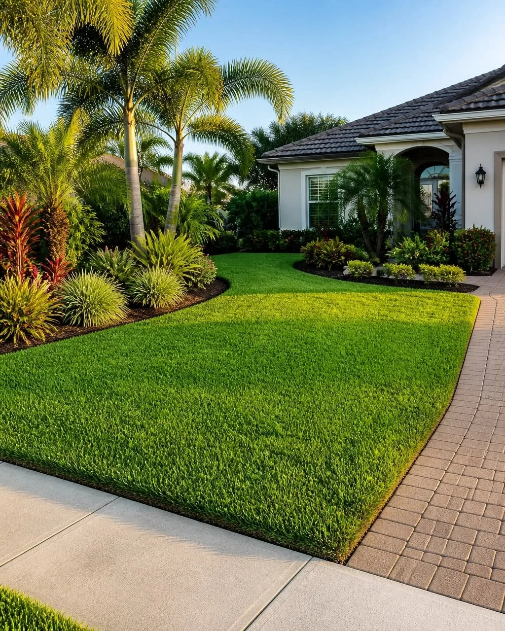 A lawn to come home to — lawn and landscape photo